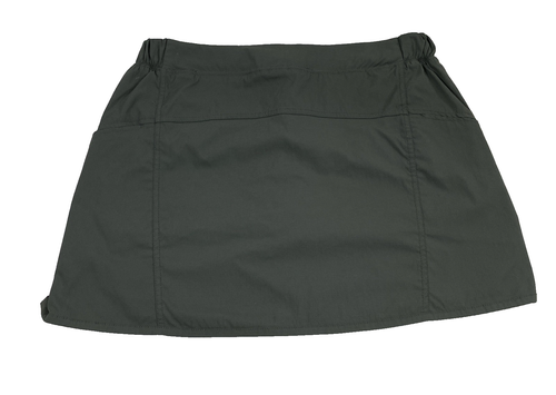 Womens Skort Size Medium Dark Gray Golf Tennis Skirt Pockets Drawstring Waist - Picture 2 of 8