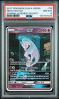 2017 POKEMON SUN & MOON SHINING LEGENDS SECRET #78 MEWTWO GX PSA 8
