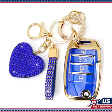 Key Fob Cover Diamond Keychain Kia Rio Optima Soul Sportage Sorento Cstyle Blue Key Fob Cover Diamond Keychain Kia Rio Optima Soul Sportage Sorento Cstyle Blue