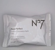 Boots No7 CALICO Aqua Perfect Cushion Foundation REFILL 12ml New Sealed Sachet