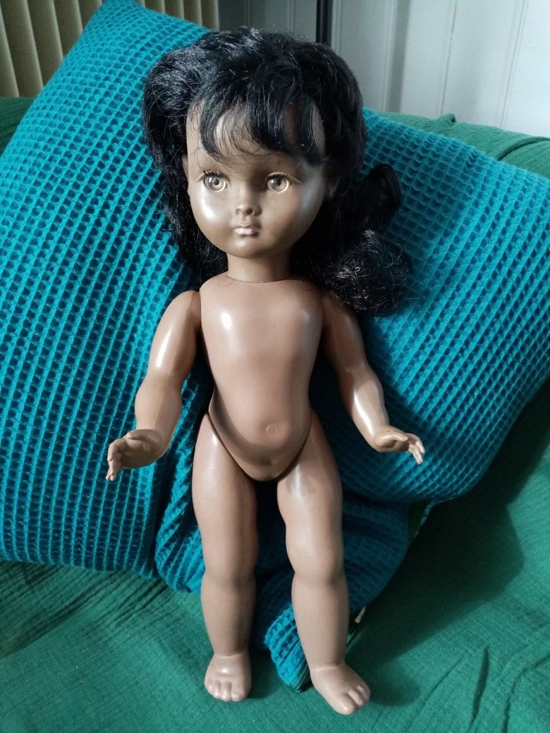 POUPÉE BELLA - Vahiné noire Nue Vintage - Jeux & Jouets