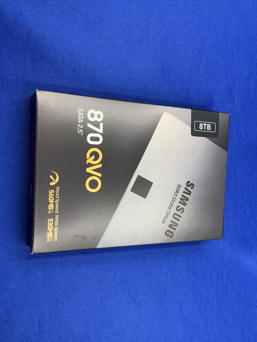 MZ-77Q8T0BW Samsung 870 QVO 8TB SATA III 2.5