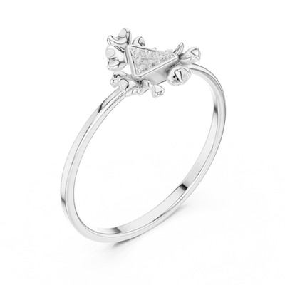 Natural Elite Collection Diamond Ring Premium Engagement Jewelry 14K Gold Over