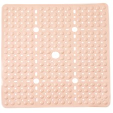 Square Shower Mat 27x27 inch - Large Anti Slip Shower Floor Mat - Non Slip Ba...