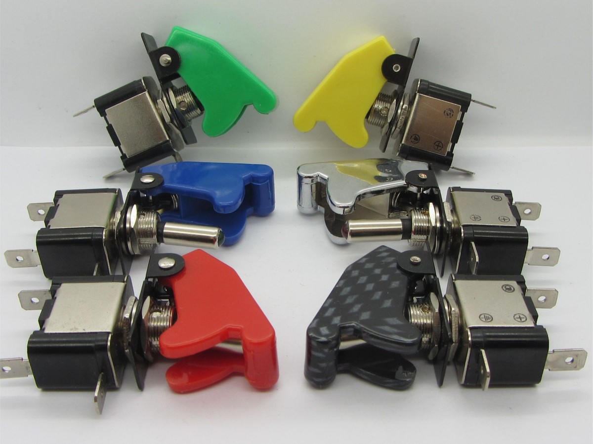 Aircraft 12 Volt Switch 6 Plane ON OFF Illuminated Switch Switch Panel