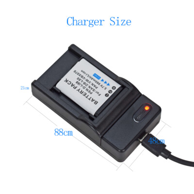 専用　BC-L50 Battery charger for Sanyo DB-L80 VPC-CA102 VPC-CG10 CG102 CG21 GH3