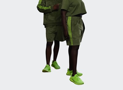 Adidas Ivy Park Gender Neutral Wild Pine Corduroy Shorts HC6021