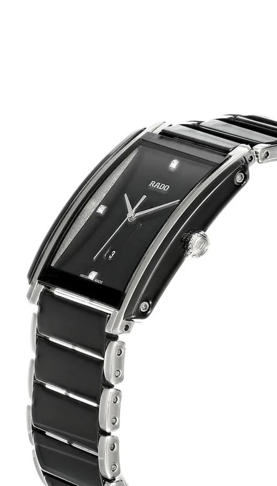 Reloj unisex RADO Integral Diamonds 31 mm Jubile cerámica negra R20206712 Foto 4 de 4