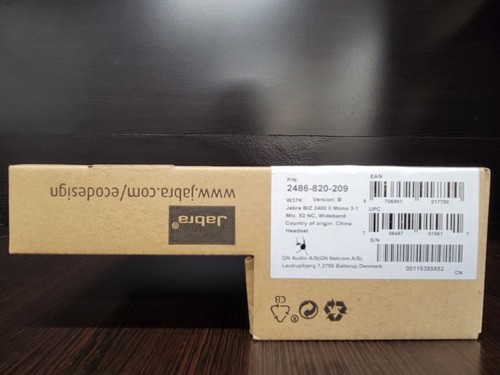 Jabra Biz 2400 II QD Mono Wired Headset IN BOX - USED - Picture 3 of 9