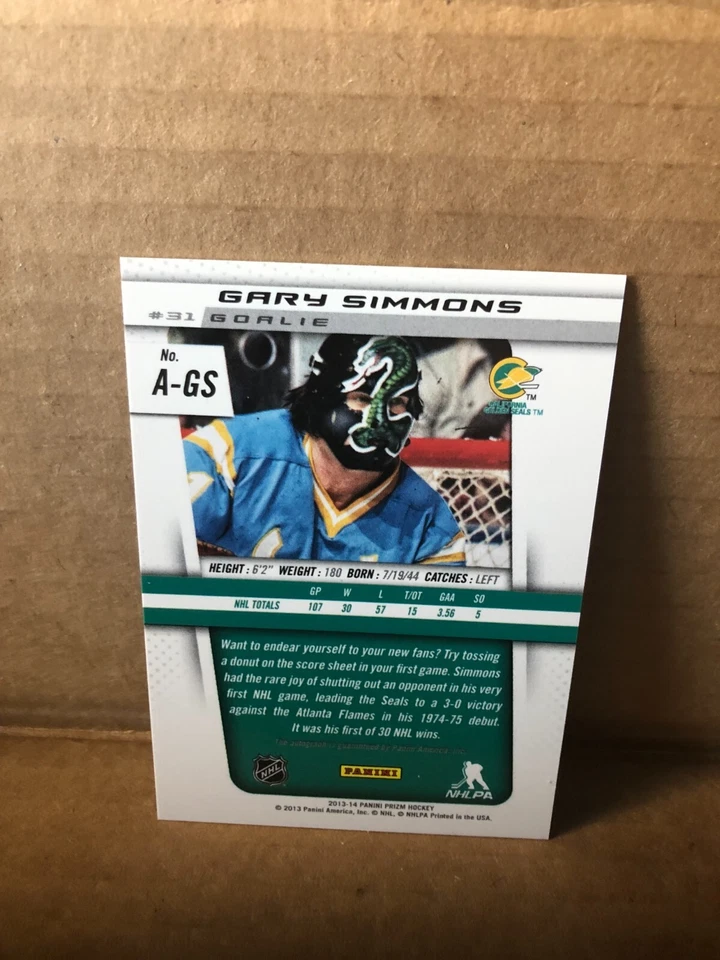 2013-14 Panini Prizm Autographs #AGS Gary Simmons - Image 2 of 2
