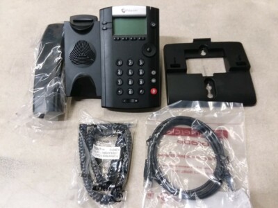 Polycom VVX 201 IP Business PoE Phone P/N 2201-40450-001 (Refurbished)