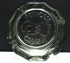 Princess Cruises Glass Ashtray 4"