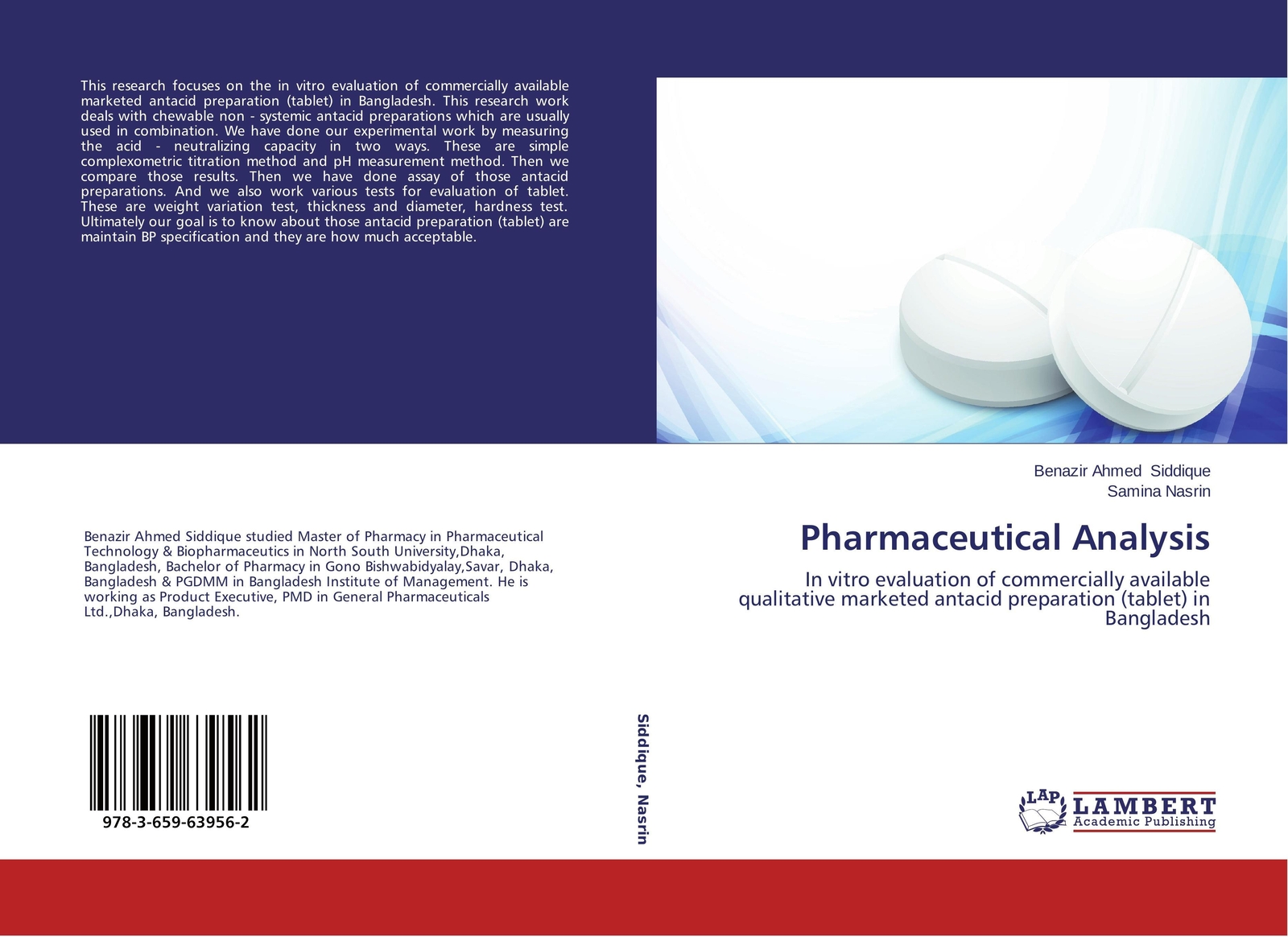 Thumbnail - Benazir Ahmed Siddique (u. A.) | Pharmaceutical Analysis | Taschenbuch
