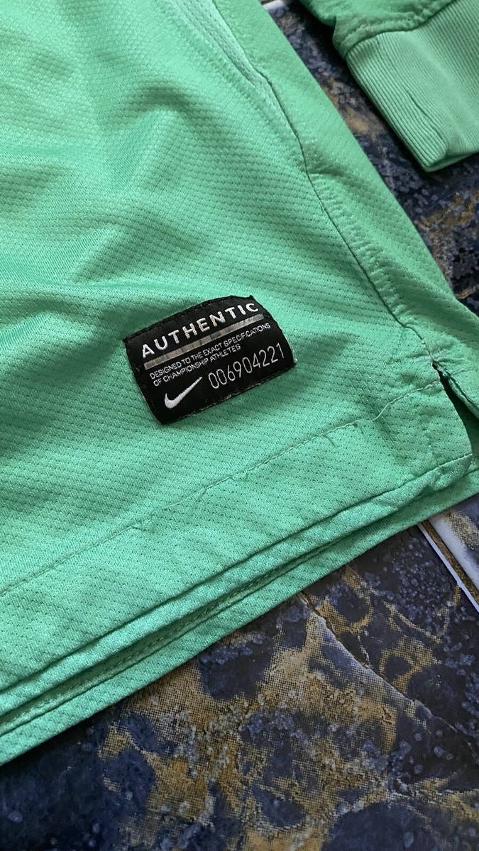 Nike Dri-Fit FC Barcelona Green Long Sleeve Jersey Shirt size S