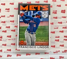 FRANCISCO LINDOR 2021 TOPPS SERIES 2 - 1986 TOPPS 35th Anniversary #86B-12 METS