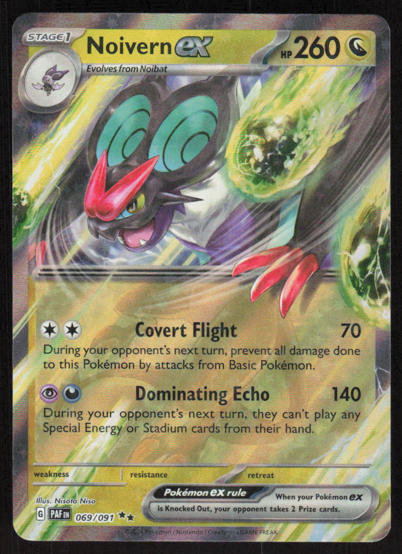Pokemon TCG SV: Paldea Evolved #153/193 Noivern ex NM