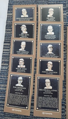 2006 Phillies WALL OF FAME Sealed 29 Card SGA Post-Card Set Schmidt Ashburn - Picture 7 of 9