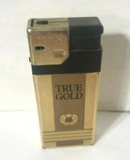 Vintage Scripto Cigarette Lighter True Gold