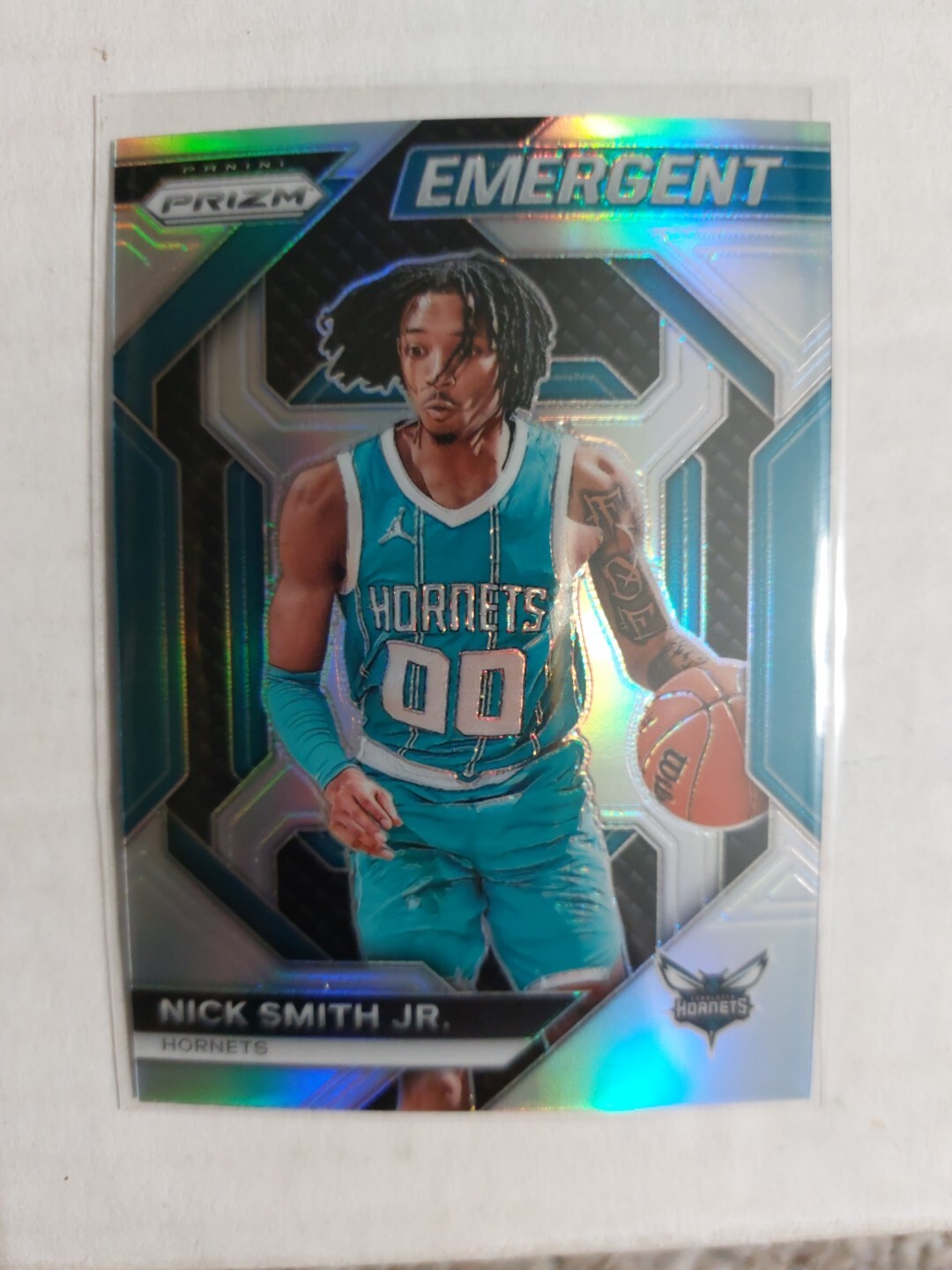 2023-24 Panini Prizm Emergent Nick Smith Jr #10 Silver Prizm