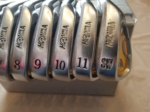 HONMA GOLF Twin Marks TM-504 9pcs Iron Set 4-11/SW Flex-R 2S ARMRQ 8 56 No H/C - Picture 4 of 10