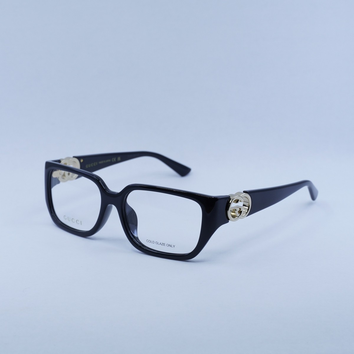 GUCCI GG1694OA 001 Shiny Black 55mm Eyeglasses New Authentic | eBay