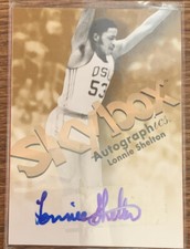 Lonnie Shelton Oregon State Basketball Fleer Retro Rookie Autograph Card Auto RC. rookie card picture