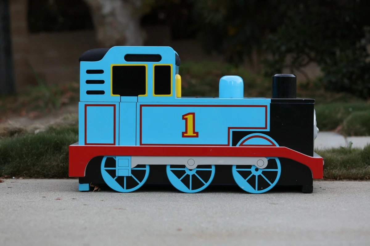 Thomas The Train Tank Engine Large Wooden Bench Storage Bin Toy