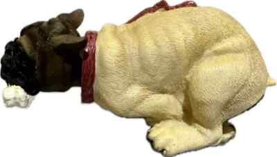 Vertical Bobble Head 6'' Bulldog Pitbull Dog Nod Nodder with Bone WATCH VIDEO