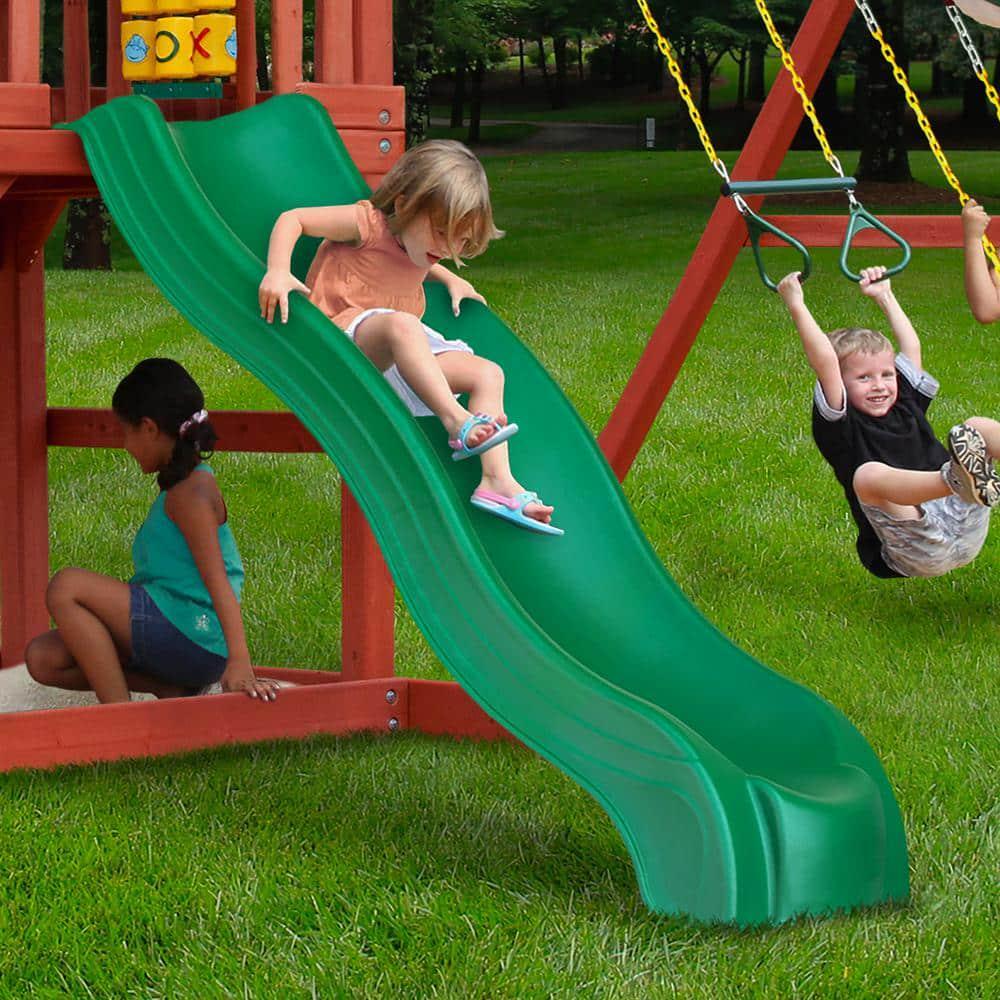 SwingNSlide Wave Slides Playsets Playground 250lbs Capacity UV