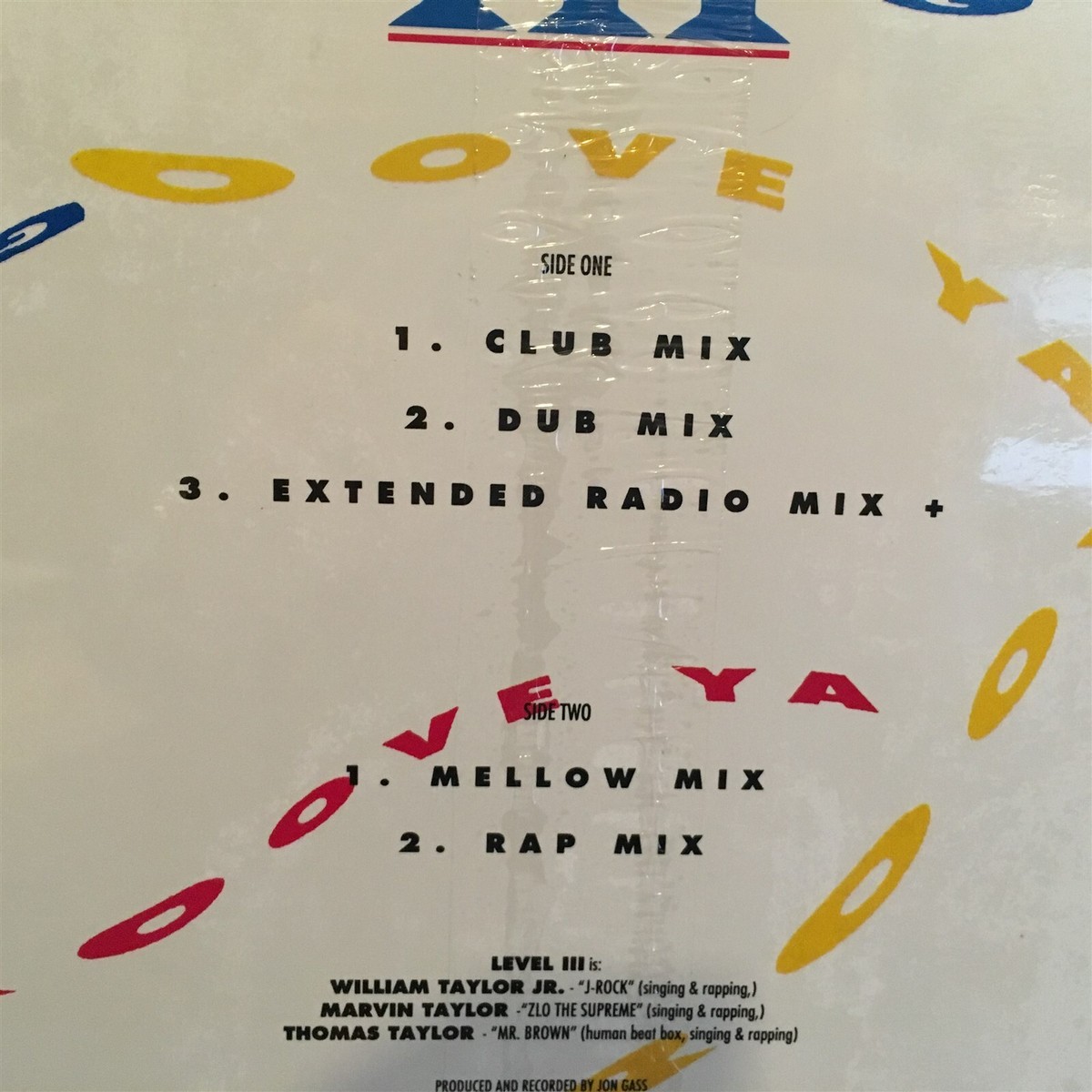 激レアR&B】LEVEL III / GROOVE YA（REMIX） Level III – Groove