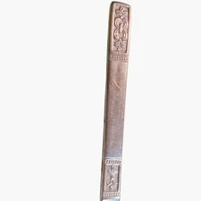 Customcraft Stainless Steel Butter Knife Ornate Handle Art Deco Replacement