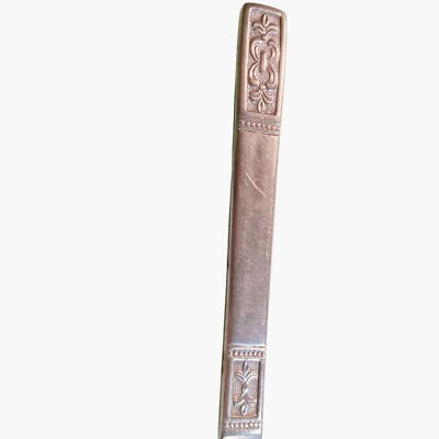 Customcraft Stainless Steel Butter Knife Ornate Handle Art Deco Replacement
