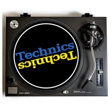 TECHNICS TURNTABLE SLIPMAT For Vinyl Records 12" DJ Slip Mat Ukraine Colors