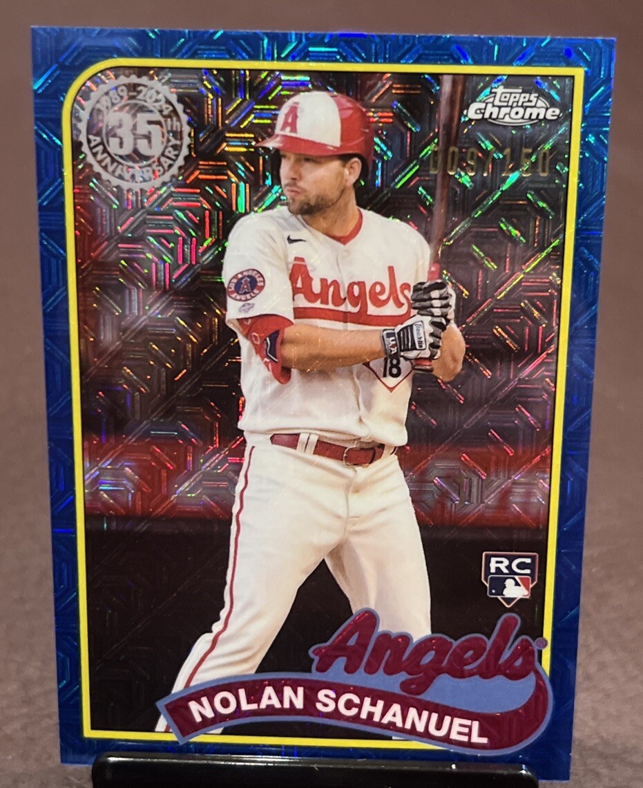 2024 Topps Series 2 - NOLAN SCHANUEL *Silver Pack Mojo Refractor RC!* BLUE /150