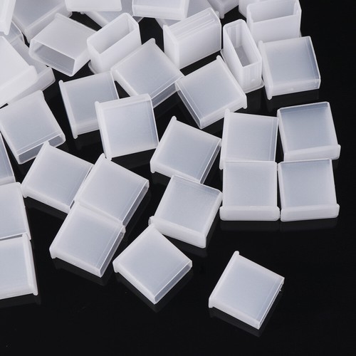 USB Port Protection Covers 50 Pcs for Laptop and PC with Transparency - Zdjęcie 4 z 12