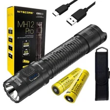 Nitecore MH12 PRO Rechargeable Flashlight 3,200 Lmn w/ EXTRA NL2150HPR Battery