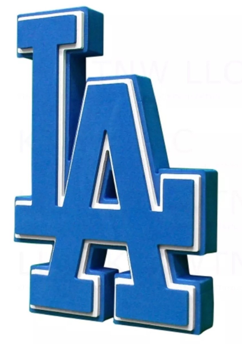 Los Angeles Dodgers 3d MLB Foam Magnet Logo Emblem for sale online