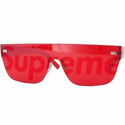 Louis Vuitton Supreme X Round Red Downtown Sunglasses Limited Edition –  Mightychic