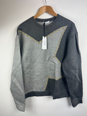 New with CLG Authentic Versace Collection V800717 Star Studded Sweatshirt - L