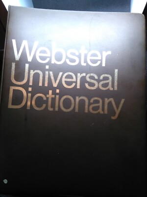 Webster Universal Dictionary Unabridged International Edition Colour Illustrated