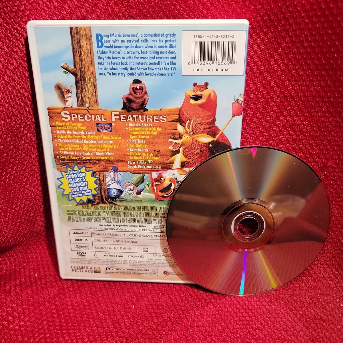 OPEN SEASON DVD film movie 2006 comedy animation kid family sinise