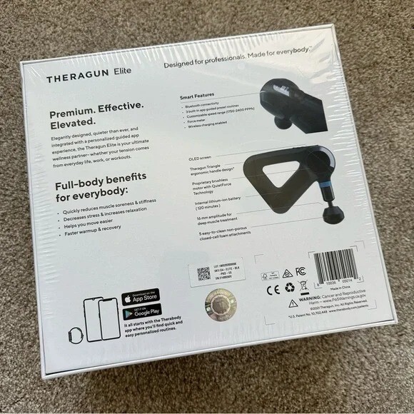 Theragun Elite Percussive Therapy Massage Device - Black Theragun Elite Percussive Therapy Massage Device - Black