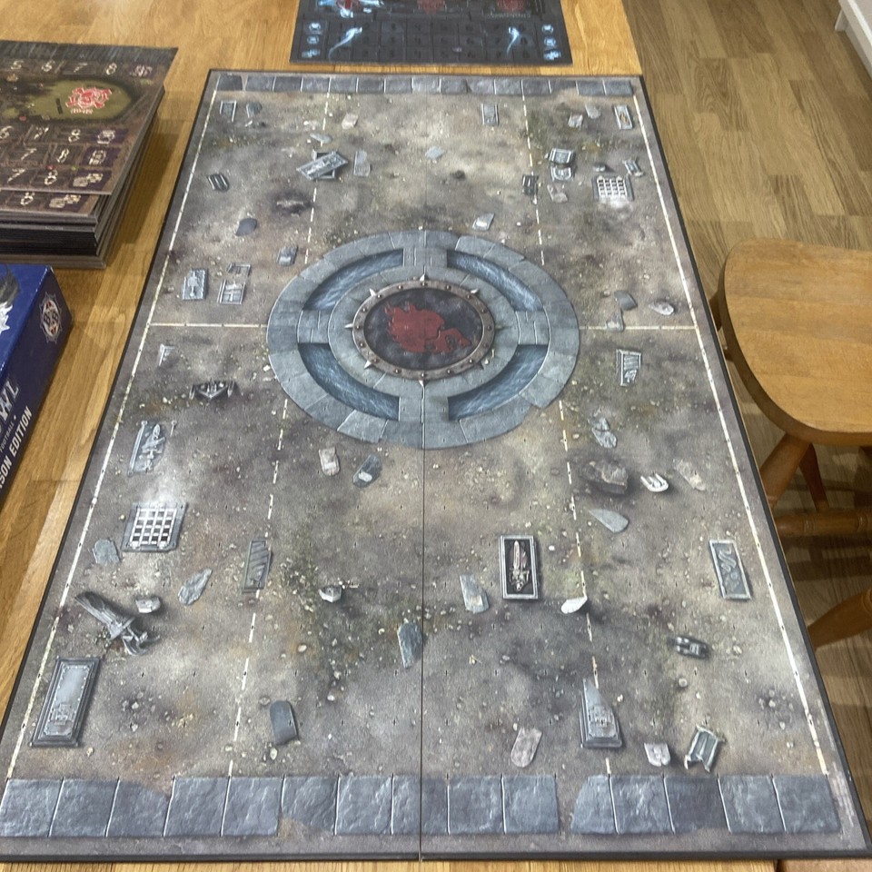 Blood Bowl Shambling Undead Team Pitch And Large Dugouts eBay