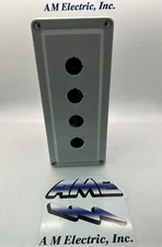 Stahlin 4-push button Fiberglass enclosure 22MM  CF4PB22      C-3