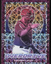 2021  Panini Chronicles Keibert Ruiz Overdrive Velocity RC Washington Nationals