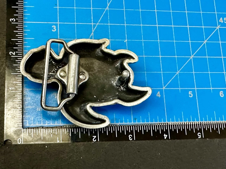 Goofy Tortuga Figura Recorte Hippy Ambiente Tono Plateado Hebilla de Cinturón Foto 4 de 4