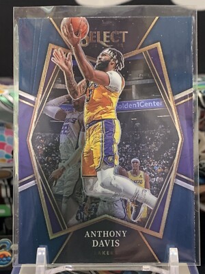 2021-22 Panini Select Premier Level Retail Blue Anthony Davis #144 SH 1N
