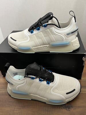 New ADIDAS Originals NMD V3 SZ 9.5 Men s Crystal White Blue GX2086