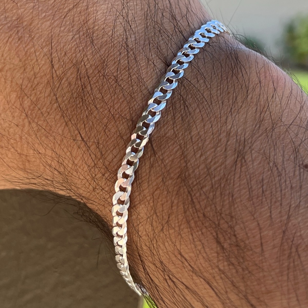 silver 925 Italy necklace bracelet 喜平 Silver, '925 Italy, 'Chain 'Pretty 'Bracelet 'Men 'Fashion