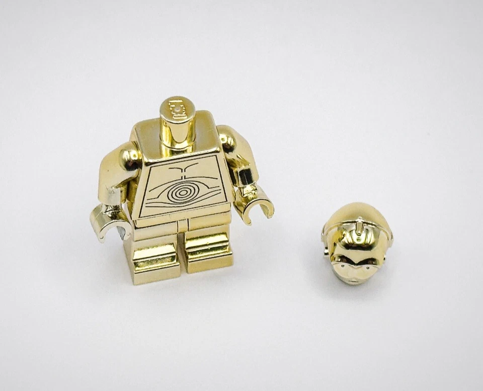Lego Chrome Gold Star Wars C-3PO SW 30th Anniversary Edition New!! - Image 3 of 4